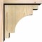 Ekena Millwork Mediterranean Rough Sawn Corbel w/Backplate, Douglas Fir, 8"W x 12"D x 12"H COR08X12X12MED01RDF - alternate 2
